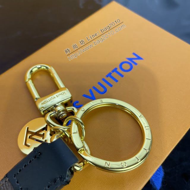 LOUIS VUITTON專櫃新款包包 路易威登DRAGONNE包飾 LV吊墜鑰匙扣 M61950  ydh4052